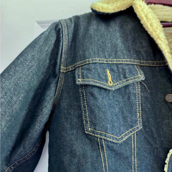 Genuine Vintage Roebucks Denim Sherpa Jacket - Picture 2 of 5